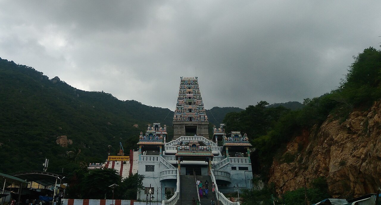 Marudamalai Murugan Temple on the hillside near Coimbatore, Tamil Nadu