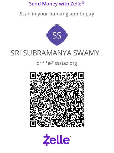 Official SSSTAZ Zelle QR code for donate@ssstaz.org